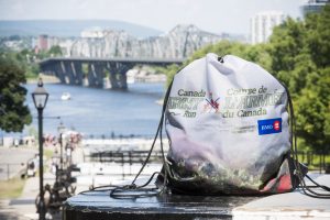 Promotional imagery of the Canadian Army Run bag taken on August 02, 2016 in Ottawa, Ontario. Photo Credit: Cpl Andrew Wesley, Directorate of Army Public Affairs.